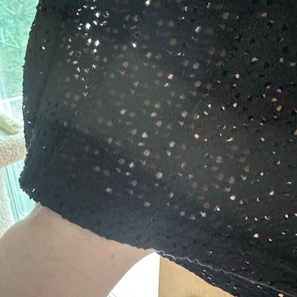 Gap, crochet, black tee, NWT, size XXL tall - Picture 6 of 9